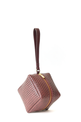 Burgundy Prism Wristlet