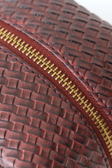 Burgundy Prism Wristlet