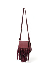Moxie fringe (burgundy)