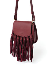 Moxie fringe (burgundy)