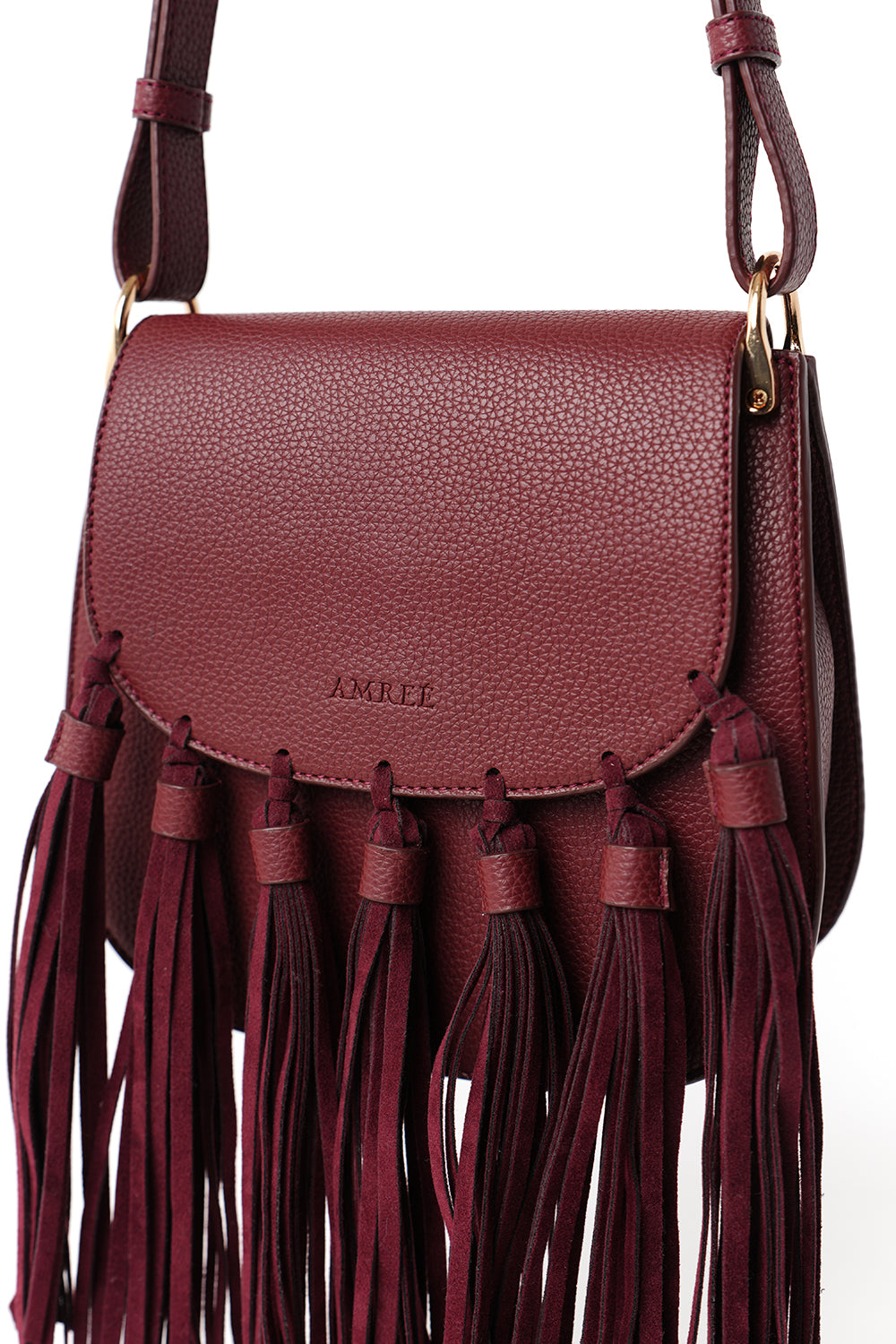 Moxie fringe (burgundy)