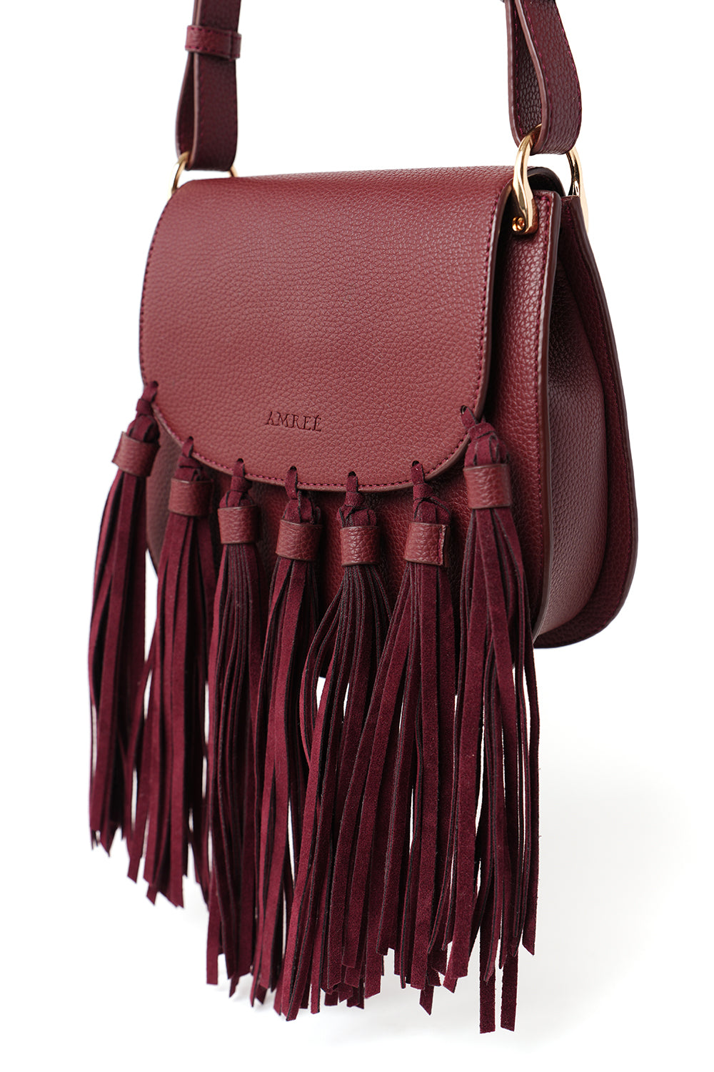 Moxie fringe (burgundy)