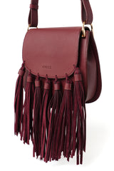 Moxie fringe (burgundy)