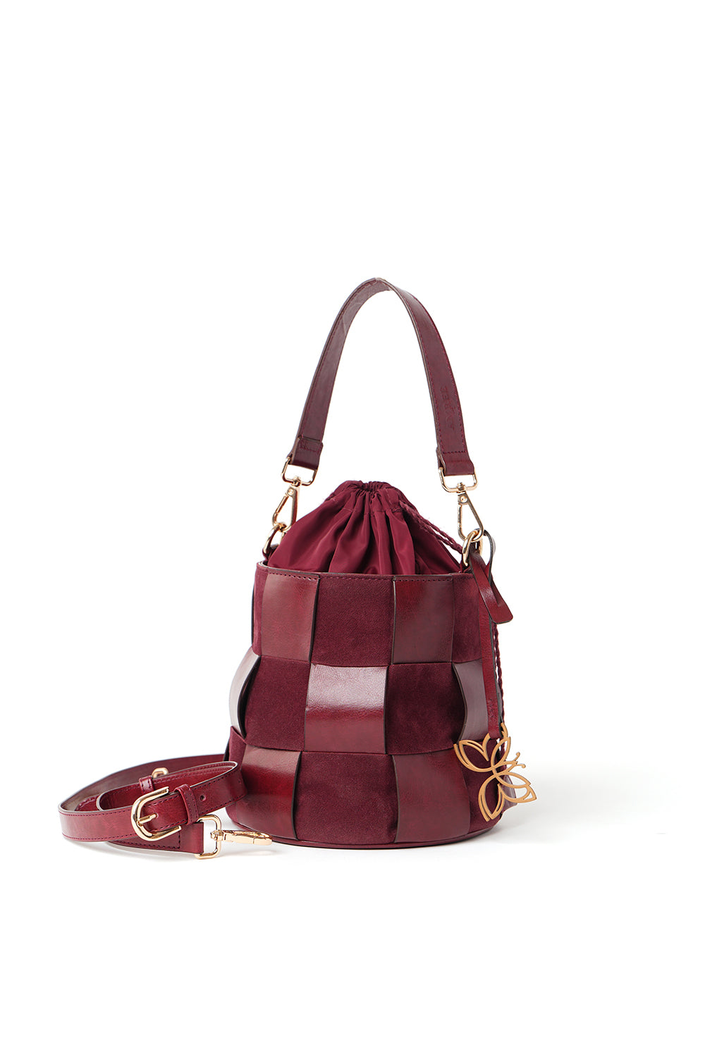 Petite Derby Bucket (Burgundy)