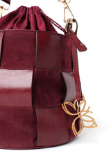 Petite Derby Bucket (Burgundy)