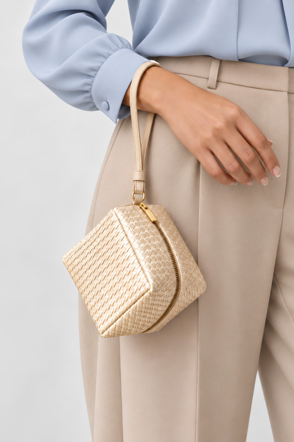Pearl Prism Wristlet