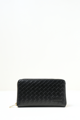 Minimal front view of The Filly Wallet on a clean background, highlighting its sleek shape, smooth finish, and refined design.